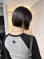 フォト 新宿三丁目(foto) 顎ライン切りっぱなしボブ