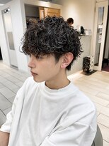 キャンバス バイ ネオリーブ 横浜西口(Canvas by neo.)&nbsp;横浜★波巻きスパイラルパーマメンズマッシュ