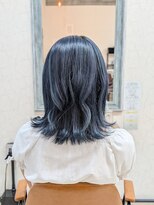 ニコ(nico)&nbsp;ネイビーブルー&レイヤーカット☆