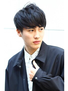 ハピネス 河原町店(Happiness) 無造作ネープレスイメチェン+ビジネスツーブロックマット