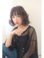 ツナリガ(Tsunariga)&nbsp;【Tsunariga】　簡単スタイリングのエッジイなパーマ