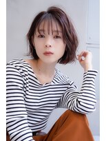 レニーバイエース(LANY by ACE)&nbsp;【LANY 横浜】 シースルーバング×ルビーブラウン