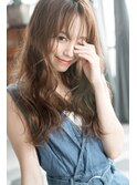 ロング巻き髪