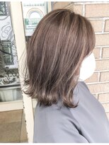 サロンドミルク 溝の口店(salon de MiLK)&nbsp;脱白髪染めミルクティーベージュ