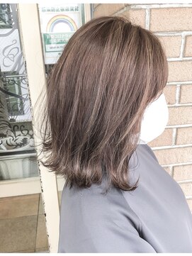 サロンドミルク 溝の口店(salon de MiLK) 脱白髪染めミルクティーベージュ