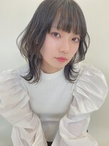 ルービック 枚方(Rubik's)&nbsp;外ハネエアリーウルフヘア×透明感グレージュ×インナーカラー