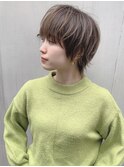 大人ショートヘア外ハネショートウルフマッシュウルフ髪型