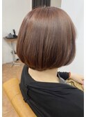 大人ショートボブ/インナーカラー
