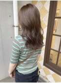 【星野】オリーブベージュ×波巻きロングスタイル☆