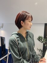 トレス(TRESS)&nbsp;内巻きボブ　切りっぱなしボブ　レイヤーボブ　ピンクカラー