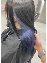 ベレーザ 渋谷(BELEZA)&nbsp;2236透明感ターコイズブルーインディゴハイトーンカラー韓国ヘア