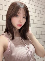 ノク 渋谷(nok)&nbsp;くびれミディ_グレージュカラーココアベージュボブウルフ