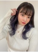 【Lond表参道倉崎涼】紫ラベンダーインナーカラーが大人気！