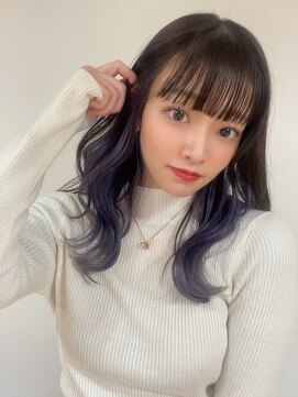 ロンド 表参道店(Lond) 【Lond表参道倉崎涼】紫ラベンダーインナーカラーが大人気！