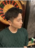ソフトツイストアップバング