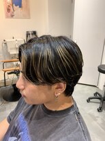 シードバイシャムロック(SEED by Shamrock)&nbsp;星川指名　ニュアンスパーマ　メッシュ