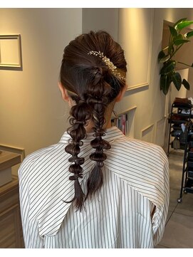ヘアースタジオ エフ(Hair studio f) ツインアレンジ/ヘアセット