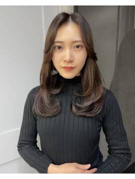 ロンドアヴァントゥス 池袋(Lond aventus) 韓国レイヤー/韓国風/ボブ/髪質改善/黒髪/ブリーチなし〔池袋〕