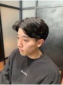 かきあげメンズショート　刈り上げショート　マッシュショート