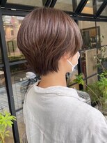 フレイムス ヘアアンドリラックス 吉川店(Frames hair&relax)&nbsp;ショート×ナチュラルベージュ