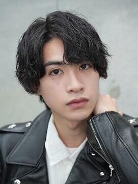 リップス 立川(LIPPS) 【LIPPS立川】黒髪パーマセンターパート