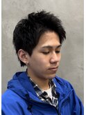 大分メンズカットスパイキーショート刈り上げツーブロック