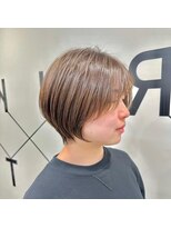 シシ 大宮(She 2.) 乾かして丸くなるショート/丸みショート/前髪/ベージュカラー