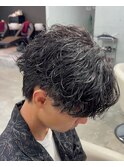 熊本メンズサロン 波巻きスパイラル 波巻きパーマ MEN'SHAIR
