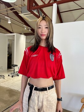 ブリックマウントヘアメイク(Blic mt hair make) ミディアムレイヤー