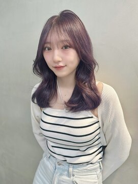 フェブ(fev) ［fev_otoha］lavender greige＋ layer cut