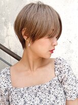 セイドット フクオカ(Say.FUKUOKA)&nbsp;【Say.福岡】ショート×ベージュブラウン×耳かけ×20代30代40代