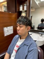 ケースタイル ヘアスタジオ 神保町店(K STYLE HAIR STUDIO)&nbsp;メッシュ/メンズパーマ/束感/ツーブロック/理容室