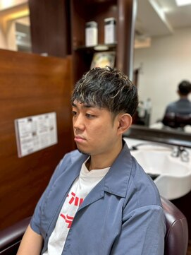 ケースタイル ヘアスタジオ 神保町店(K STYLE HAIR STUDIO) メッシュ/メンズパーマ/束感/ツーブロック/理容室