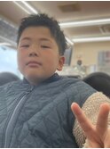 キッズカット　ツーブロック
