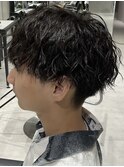 【波巻きスパイラル】マッシュ/メンズパーマ/メンズカット/池袋
