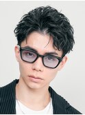 フェザーショートフェザーパーマニュアンスパーマショートヘア