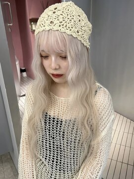 ペレ アネックス 大阪梅田茶屋町店(PELE ANNEX) くびれヘア/アプリコットオレンジ/夏のヘアアレンジ/梅田