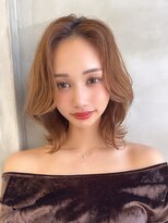 ロンド ストラーダ 心斎橋(Lond strada)&nbsp;レイヤーボブ×ハイトーン[心斎橋/髪質改善]