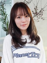 アルバム 池袋(ALBUM) ロング美髪顔周りレイヤー韓国ヘアおくれ毛_F0590