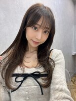 ロンド フィーユ(Lond fille)&nbsp;くびれヘア/アプリコットオレンジ/髪質改善/縮毛矯正/前髪/銀座