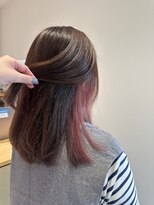 2席のみの美容室 アナイス(Anaiss)&nbsp;くびれヘア/アプリコットオレンジ/夏のヘアアレンジ/蟹江