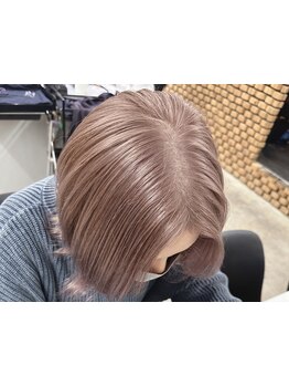 【透明感を叶えるならBliss】周りと差が付く似合わせ★ケアにもこだわった上質カラーで毛先まで透き通る―