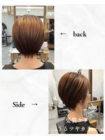 チャンドット(chan.)&nbsp;≪お客様スタイル≫ 髪質ケアうるツヤカラー ショートスタイル