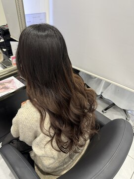 ヘアーデザイン ジェルム(Hair Design germe) ブラウンカラー×エクステ MAYUKO