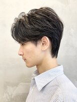 エリマバイフィフス 調布(elima by fifth)&nbsp;調布フェザーショートシャドウパーマセンターパートウルフゆるめ