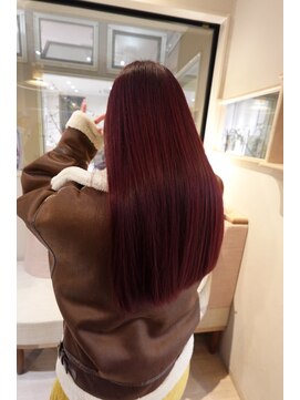 ランフィー(ramphy) ブリーチなしレッドカラー♪