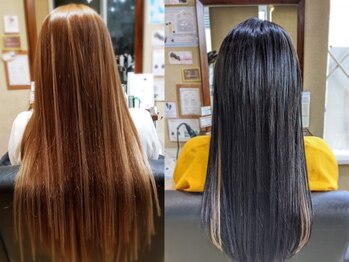 パピヨンロゼ(Papillon Rose)の写真/最高級人毛100%【シ-ルエクステ40本¥11000/80本¥22000】【シ-ルエクステ40本+Nカラ-¥15500】【カット無料】