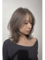 イチパーセント 横浜(1%)&nbsp;着物ヘア/大人ガーリー/ダークアッシュ/似合わせカット/横浜