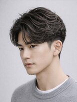 ハレ メンズサロン たまプラーザ(Hale) Haleメンズ刈り上げセンターパートニュアンスパーマたまプラーザ