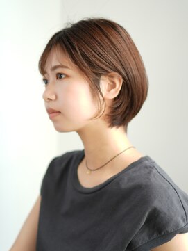 インセプション 銀座(INCEPTION) ショート・ボブ/面長/前髪あり/絶壁解消/30代/40代/50代/くびれ